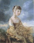 Thomas Gainsborough Margaret Gainsborough Gleaning France oil painting artist